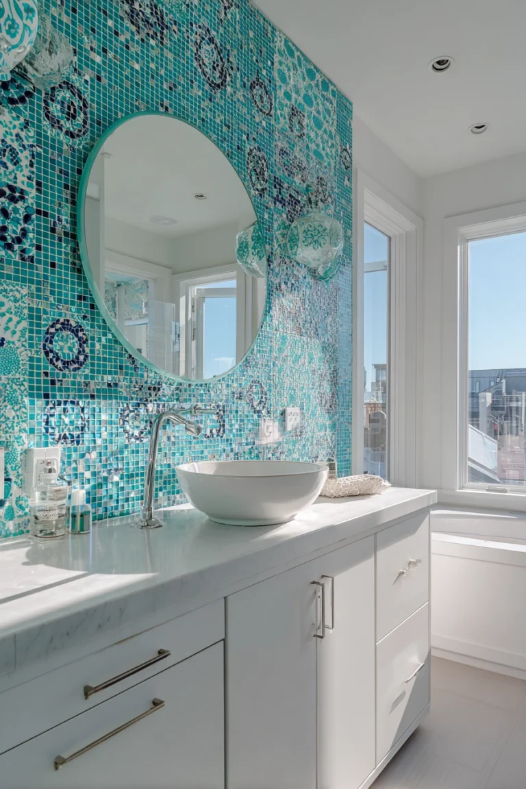 Bathroom backsplash ideas 1