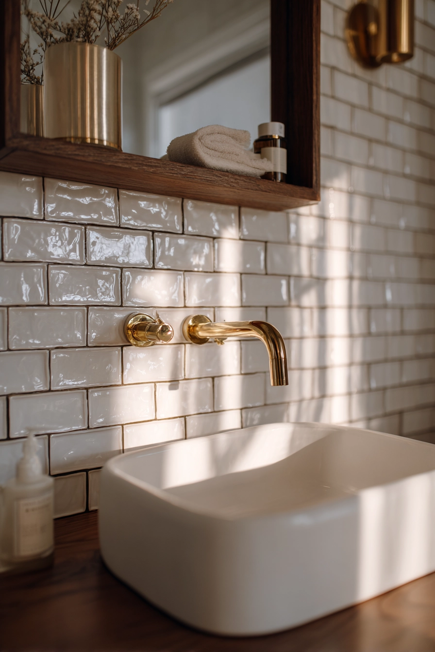 Bathroom backsplash ideas 14