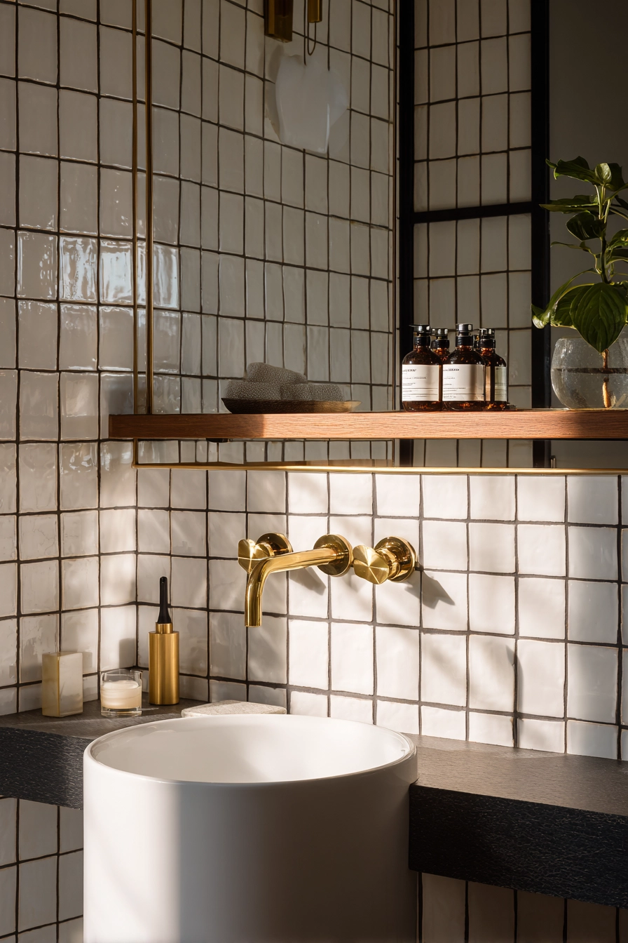 Bathroom backsplash ideas 16