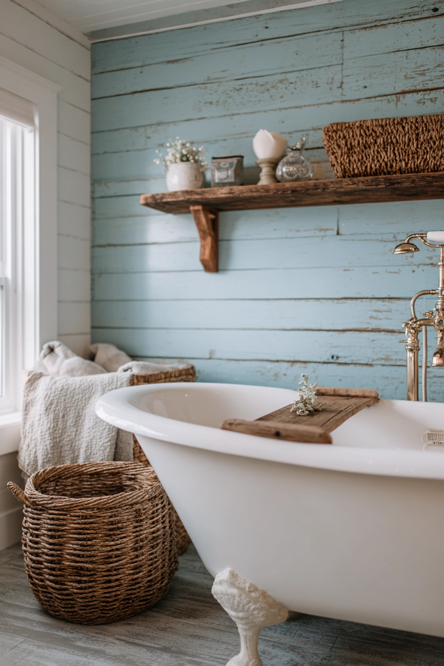 Bathroom backsplash ideas 17