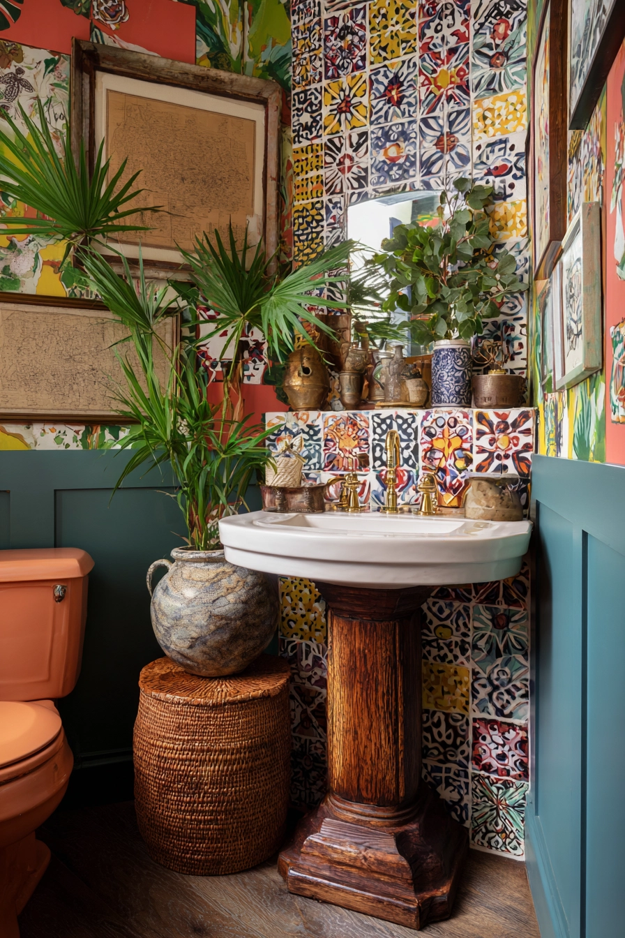 Bathroom backsplash ideas 25