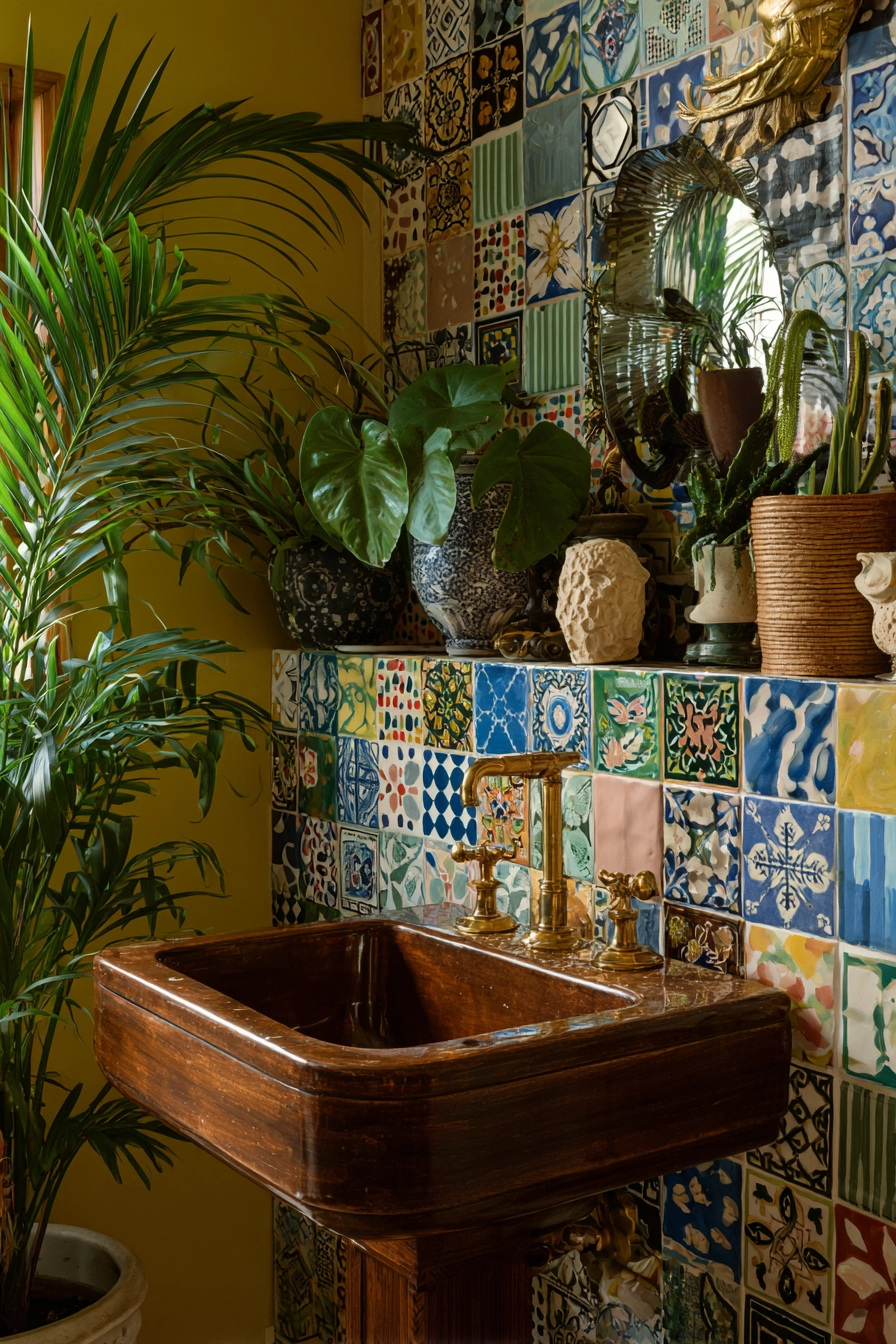 Bathroom backsplash ideas 26