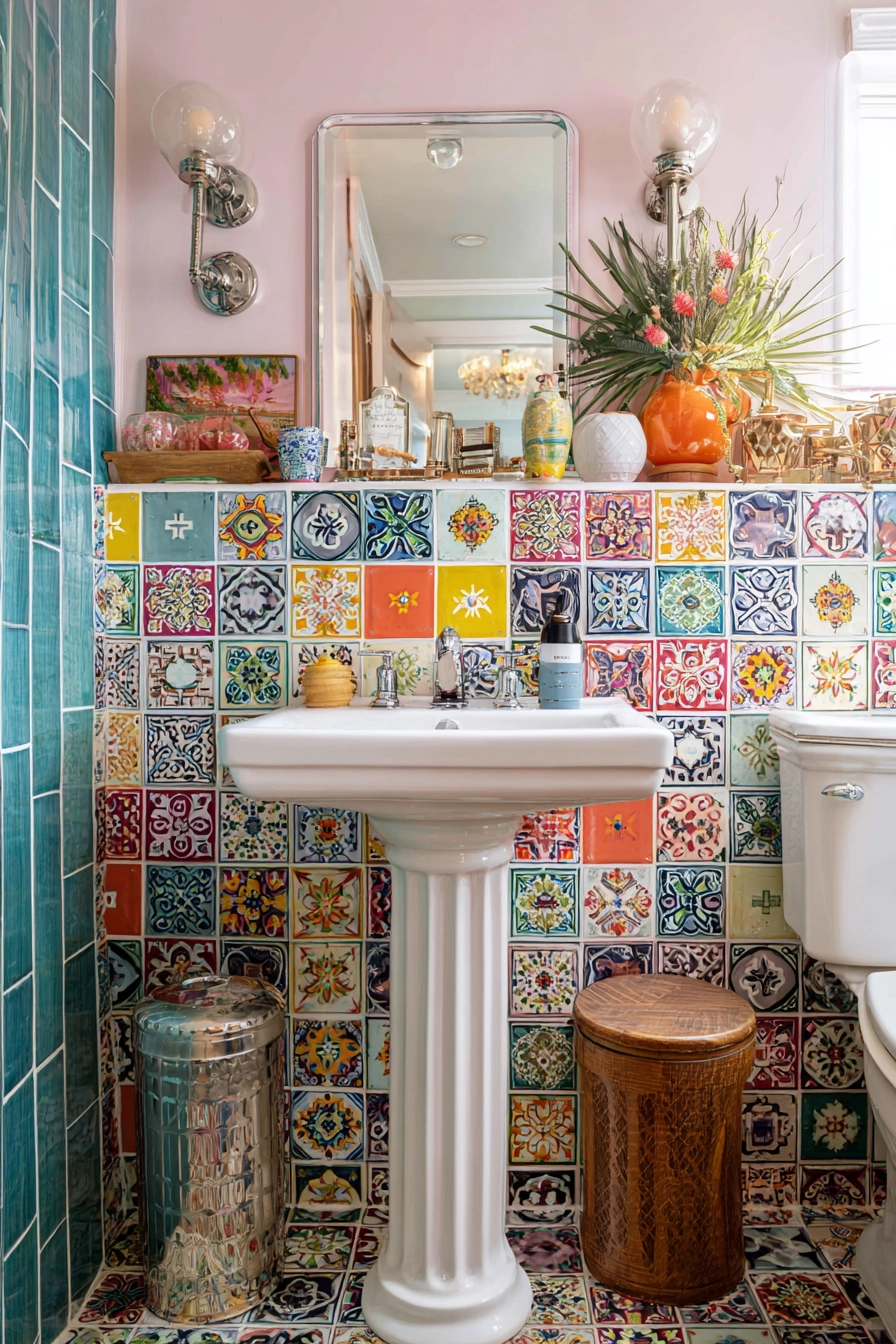 Bathroom backsplash ideas 28