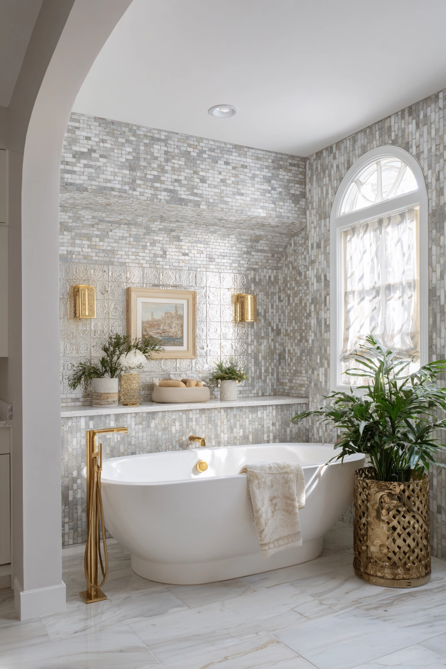 Bathroom backsplash ideas 30