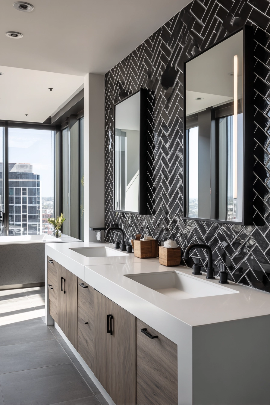 Bathroom backsplash ideas 33