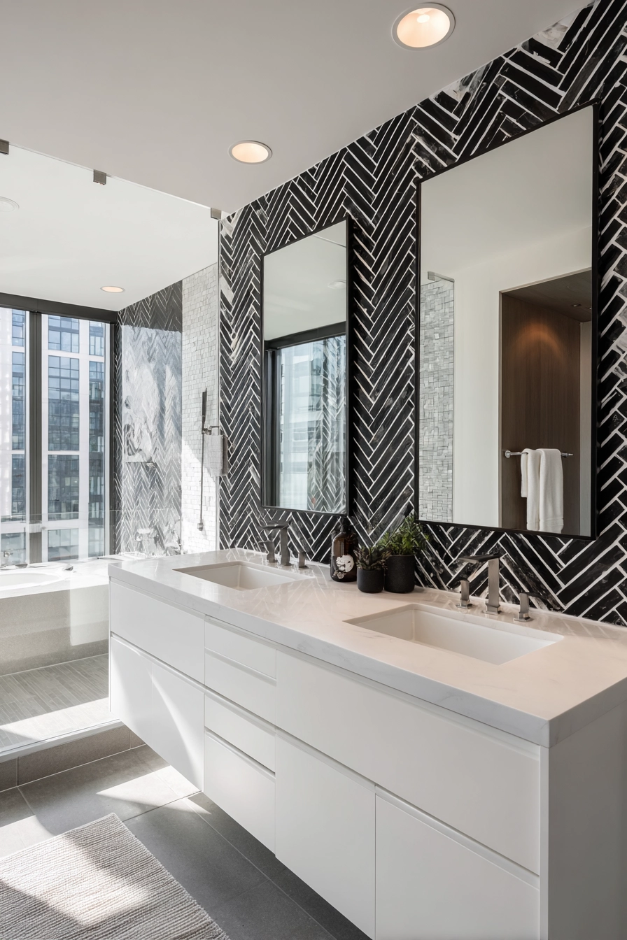 Bathroom backsplash ideas 34