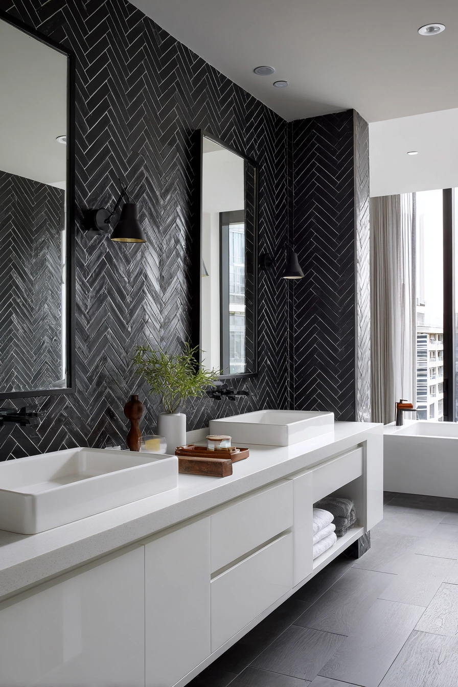 Bathroom backsplash ideas 36