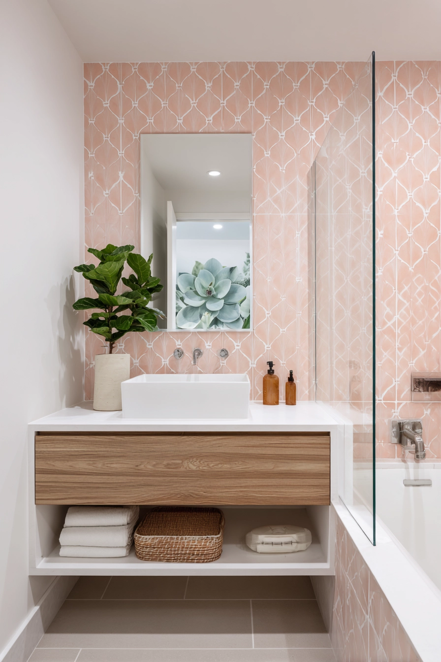 Bathroom backsplash ideas 37