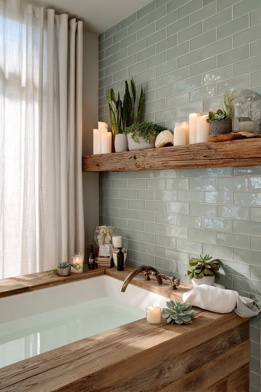 Bathroom backsplash ideas 5