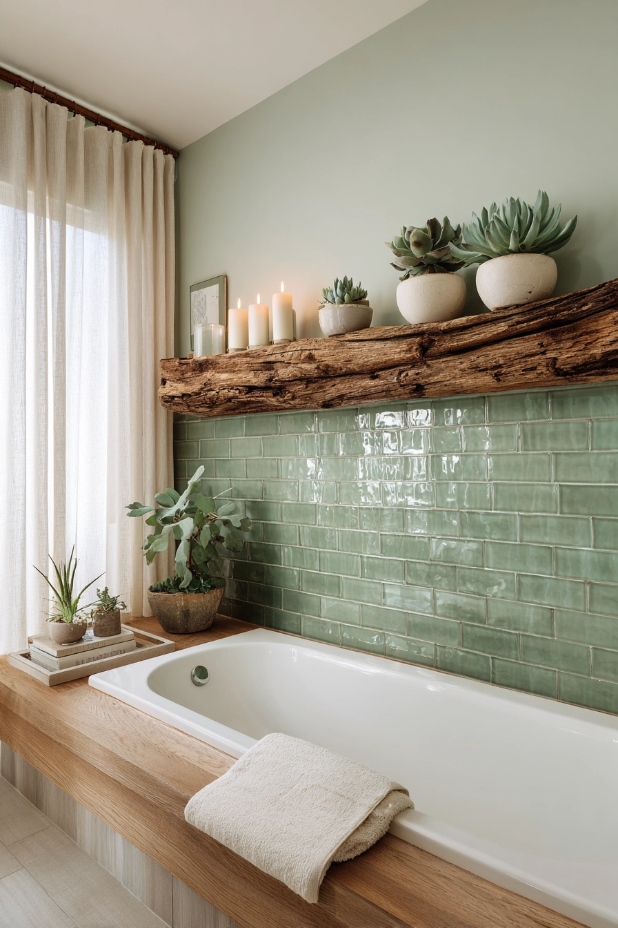 Bathroom backsplash ideas 7