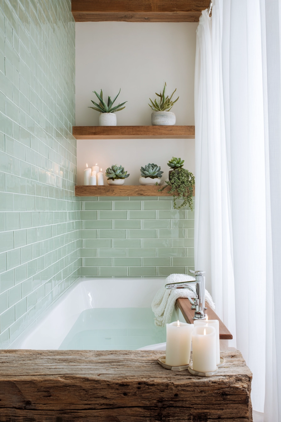 Bathroom backsplash ideas 8