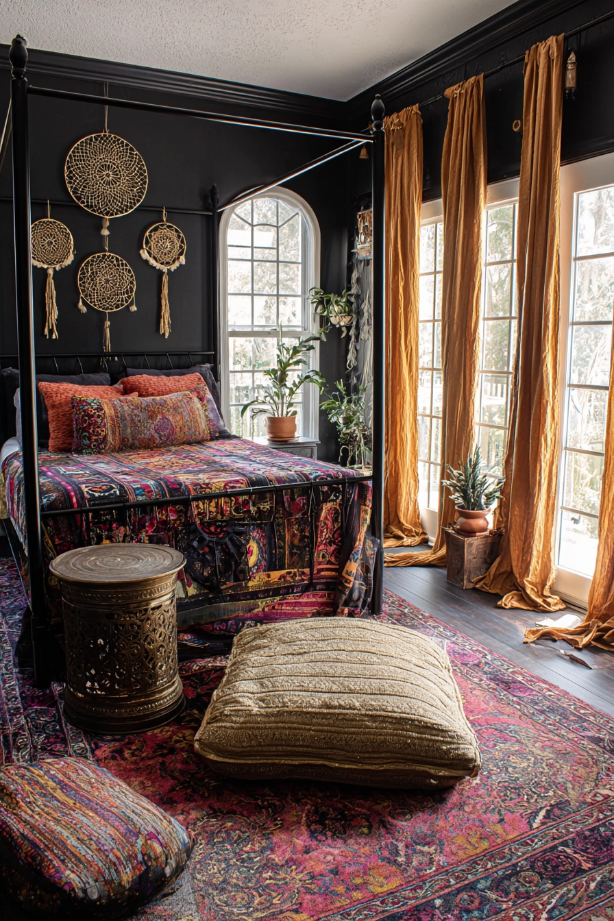 Black and gold bedroom ideas 17