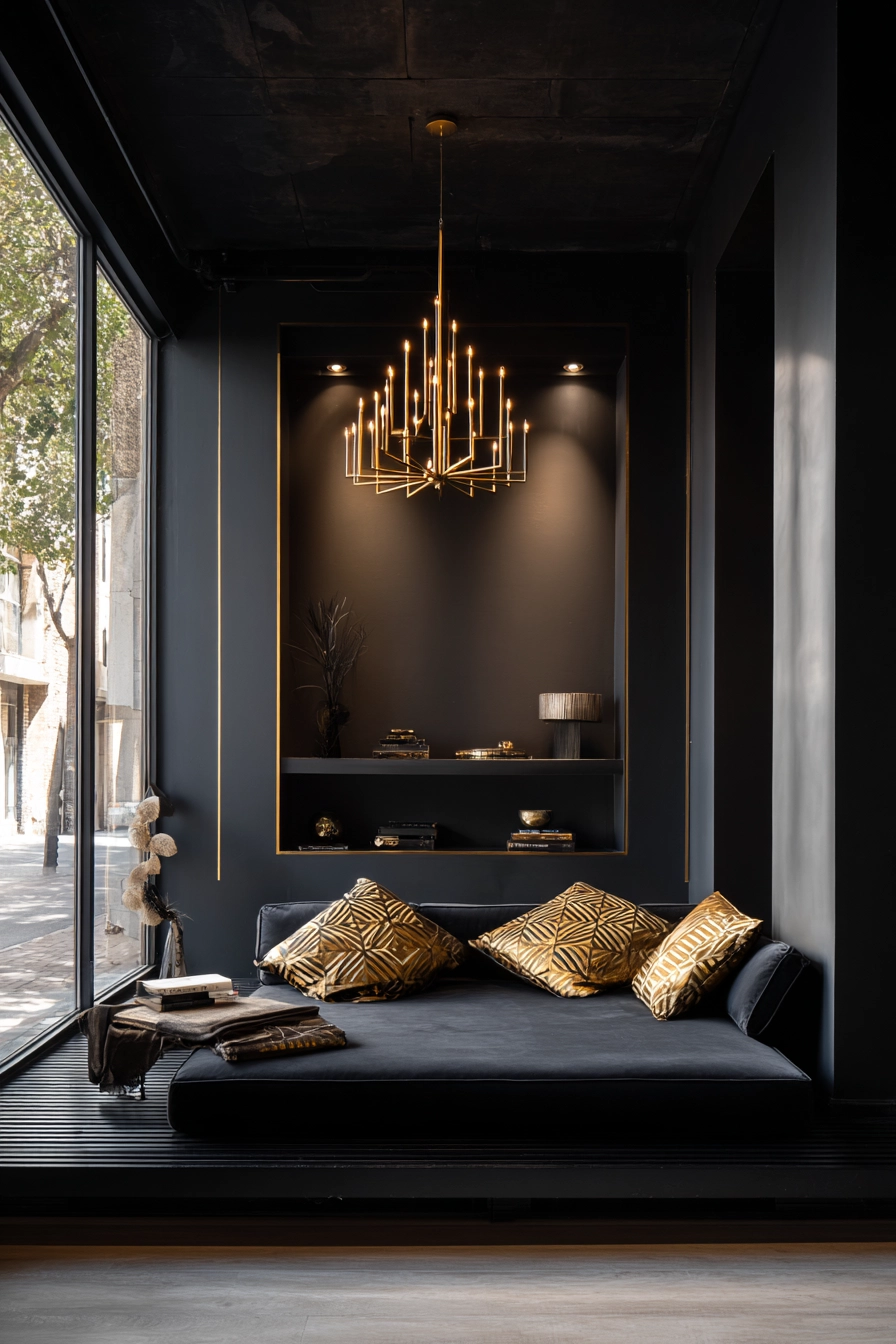 Black and gold bedroom ideas 6