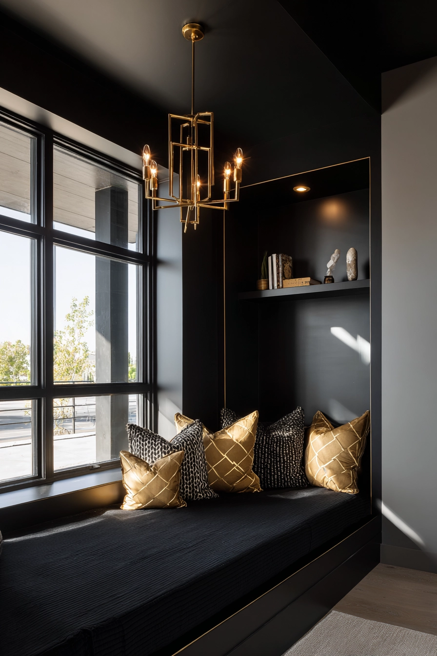 Black and gold bedroom ideas 7
