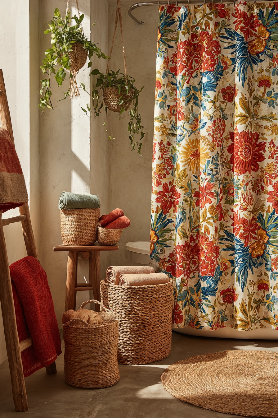 Boho bathroom decor 10