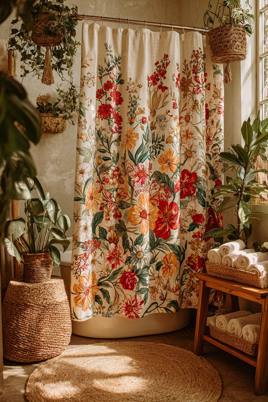 Boho bathroom decor 12