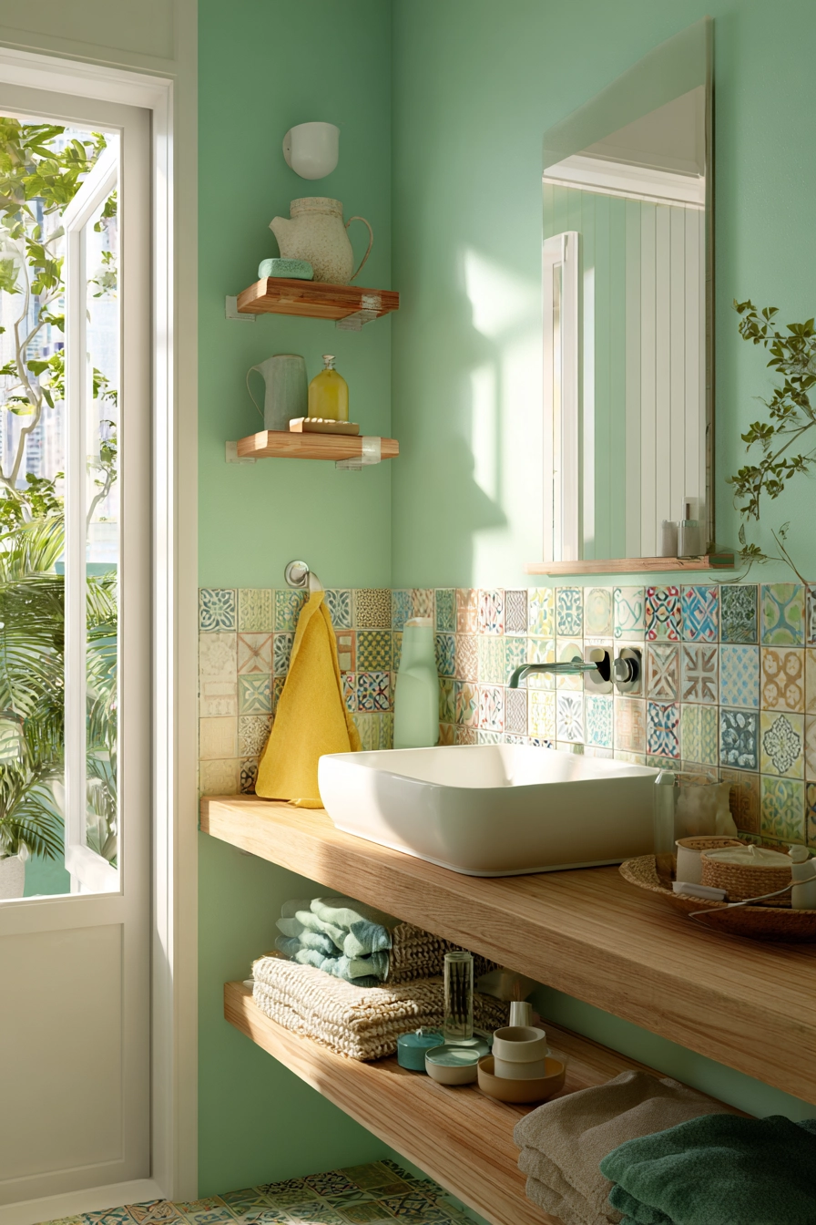 Boho bathroom decor 13