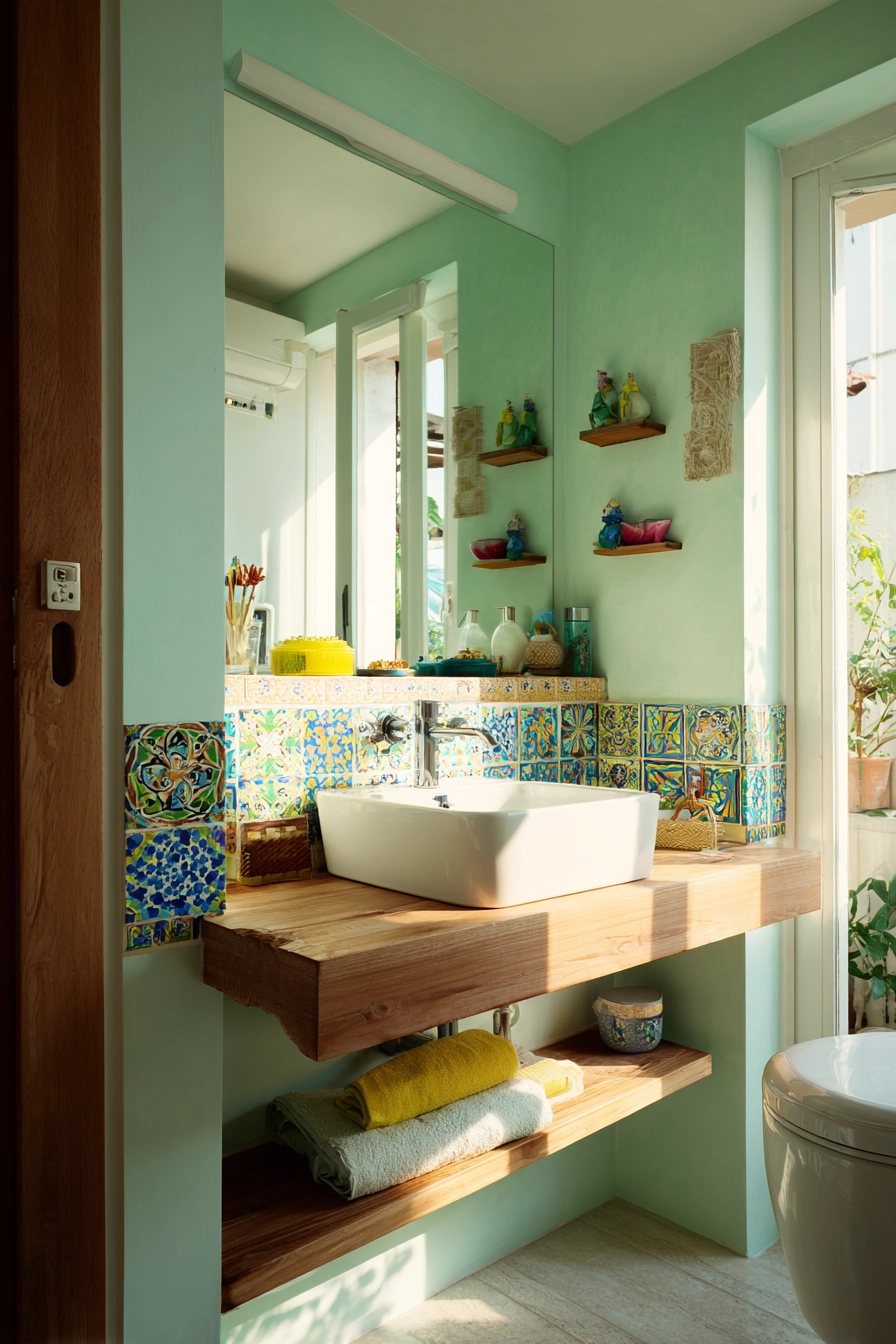 Boho bathroom decor 15