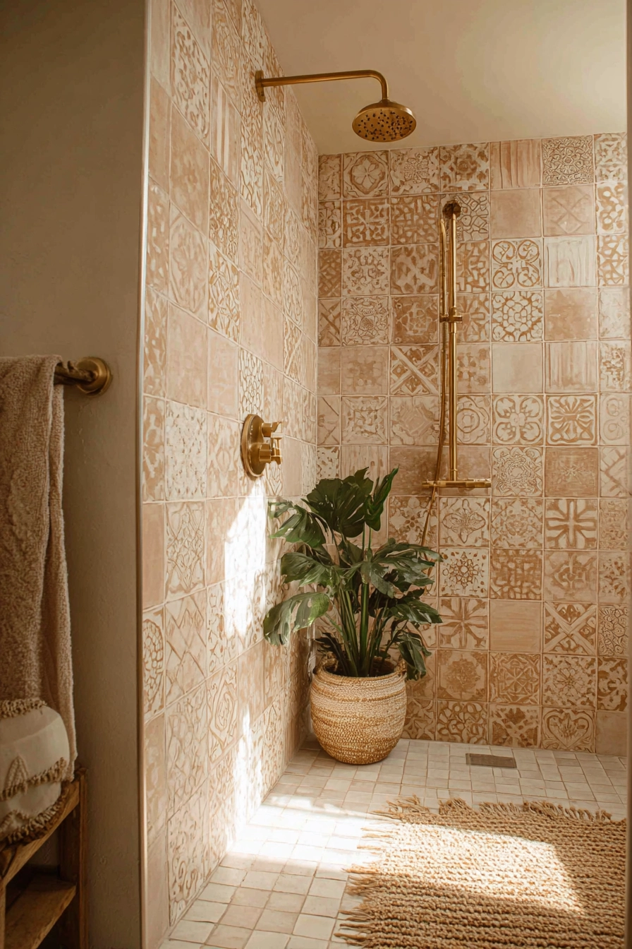 Boho bathroom decor 17