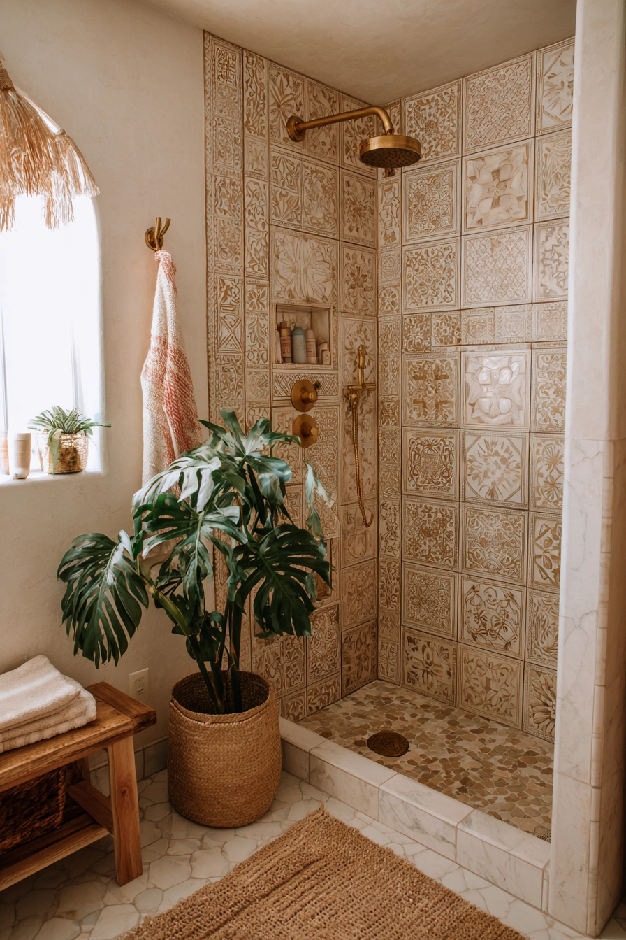 Boho bathroom decor 18
