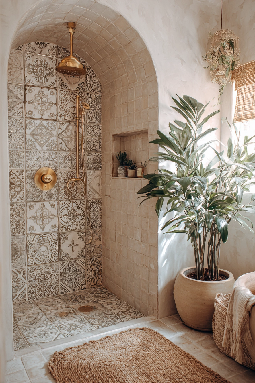 Boho bathroom decor 19