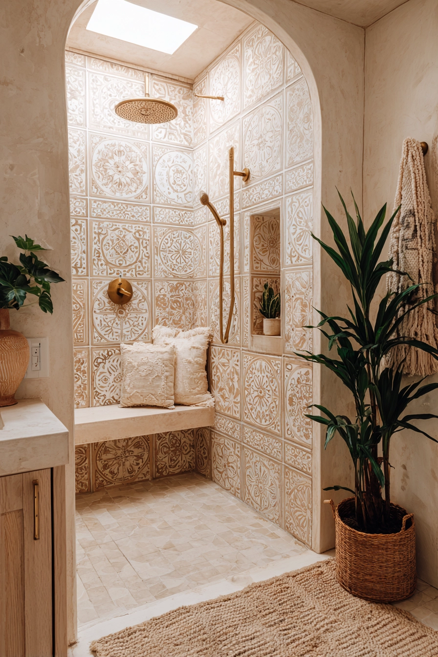 Boho bathroom decor 20