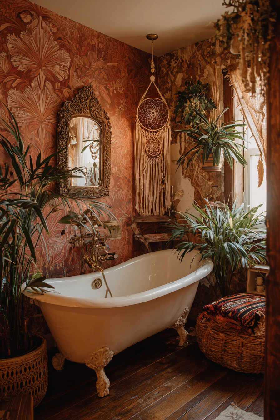 Boho bathroom decor 26
