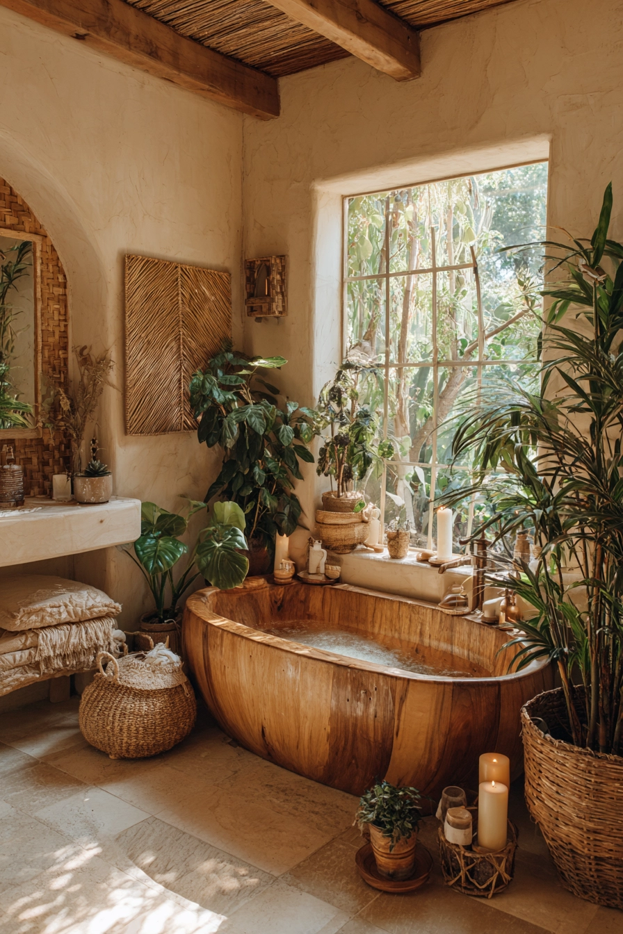 Boho bathroom decor 39