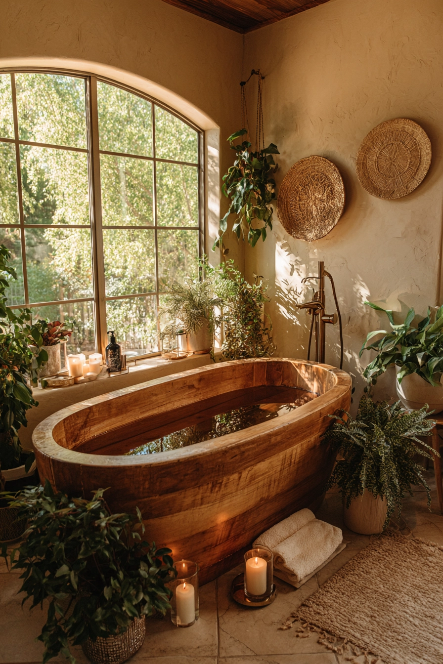 Boho bathroom decor 40