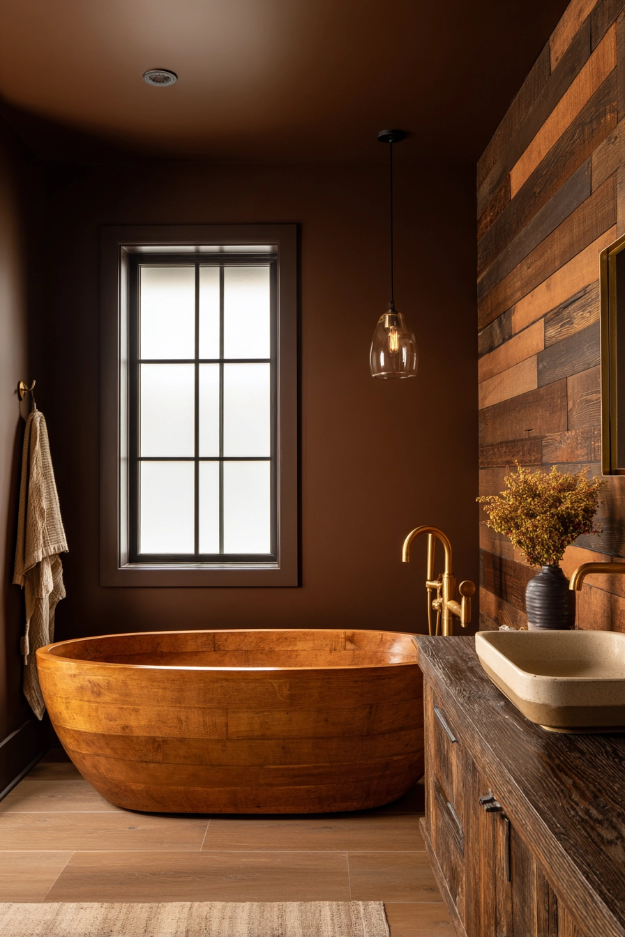 Brown bathroom ideas 1