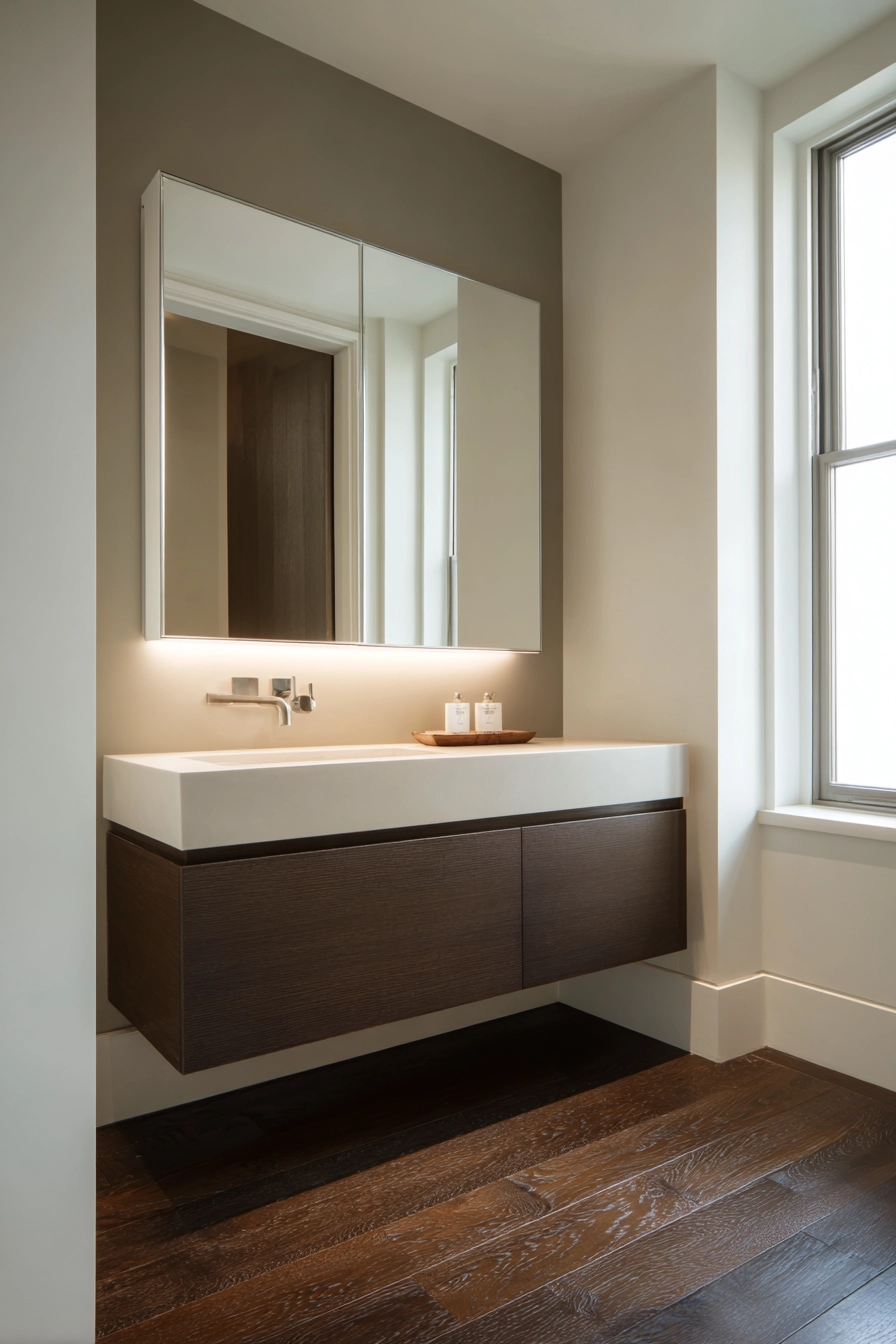 Brown bathroom ideas 16