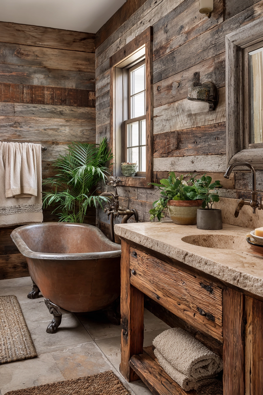 Brown bathroom ideas 17