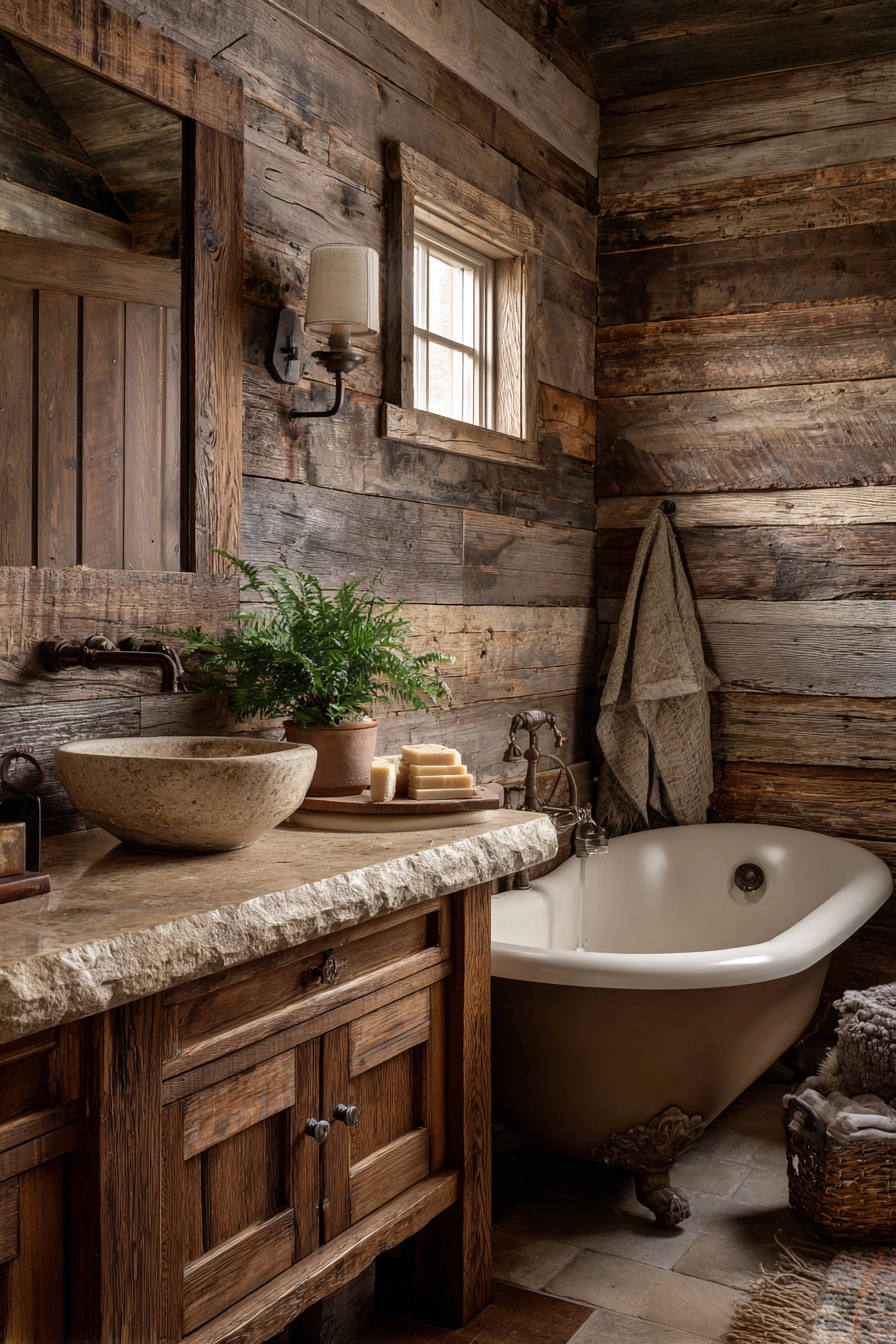 Brown bathroom ideas 18