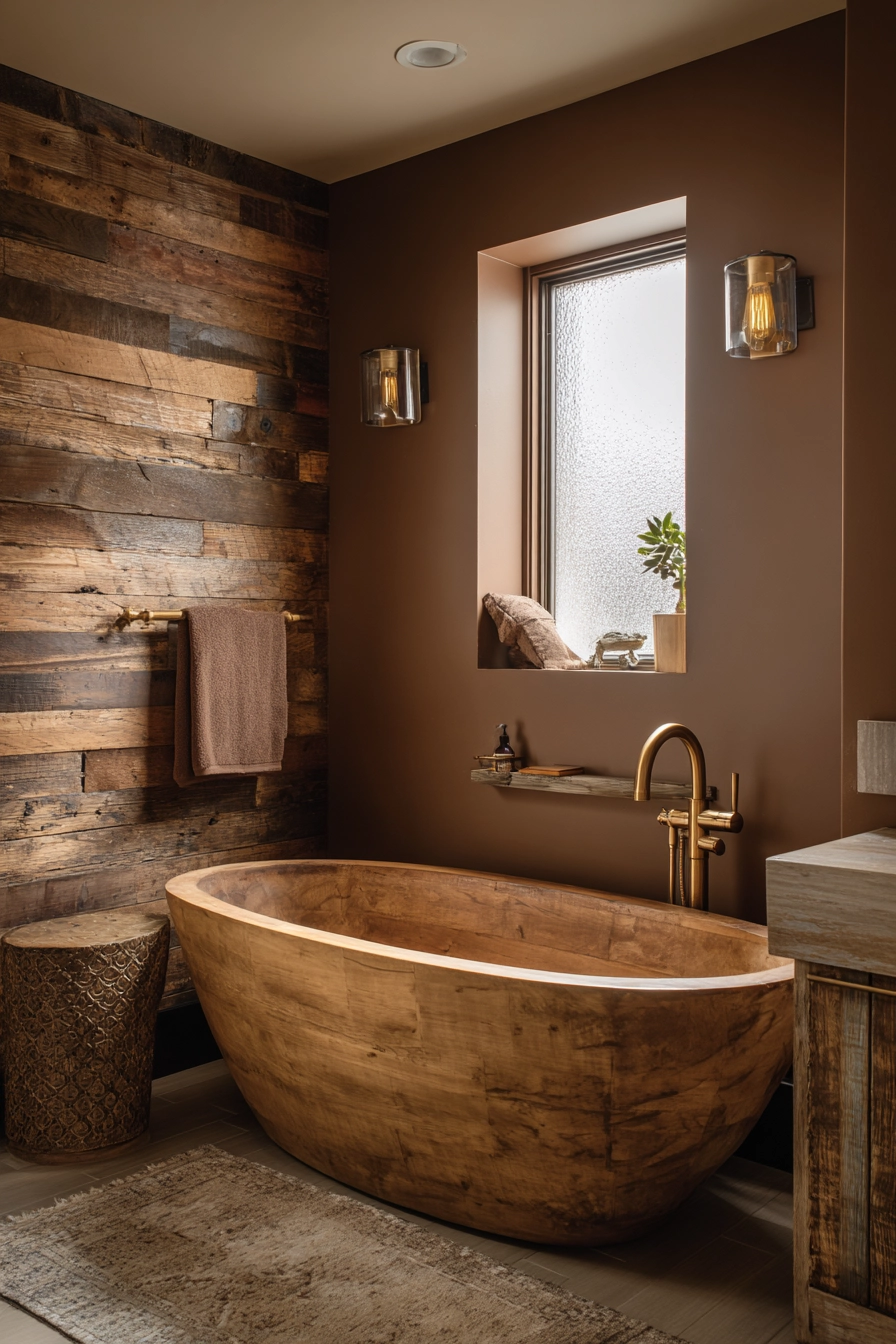 Brown bathroom ideas 3