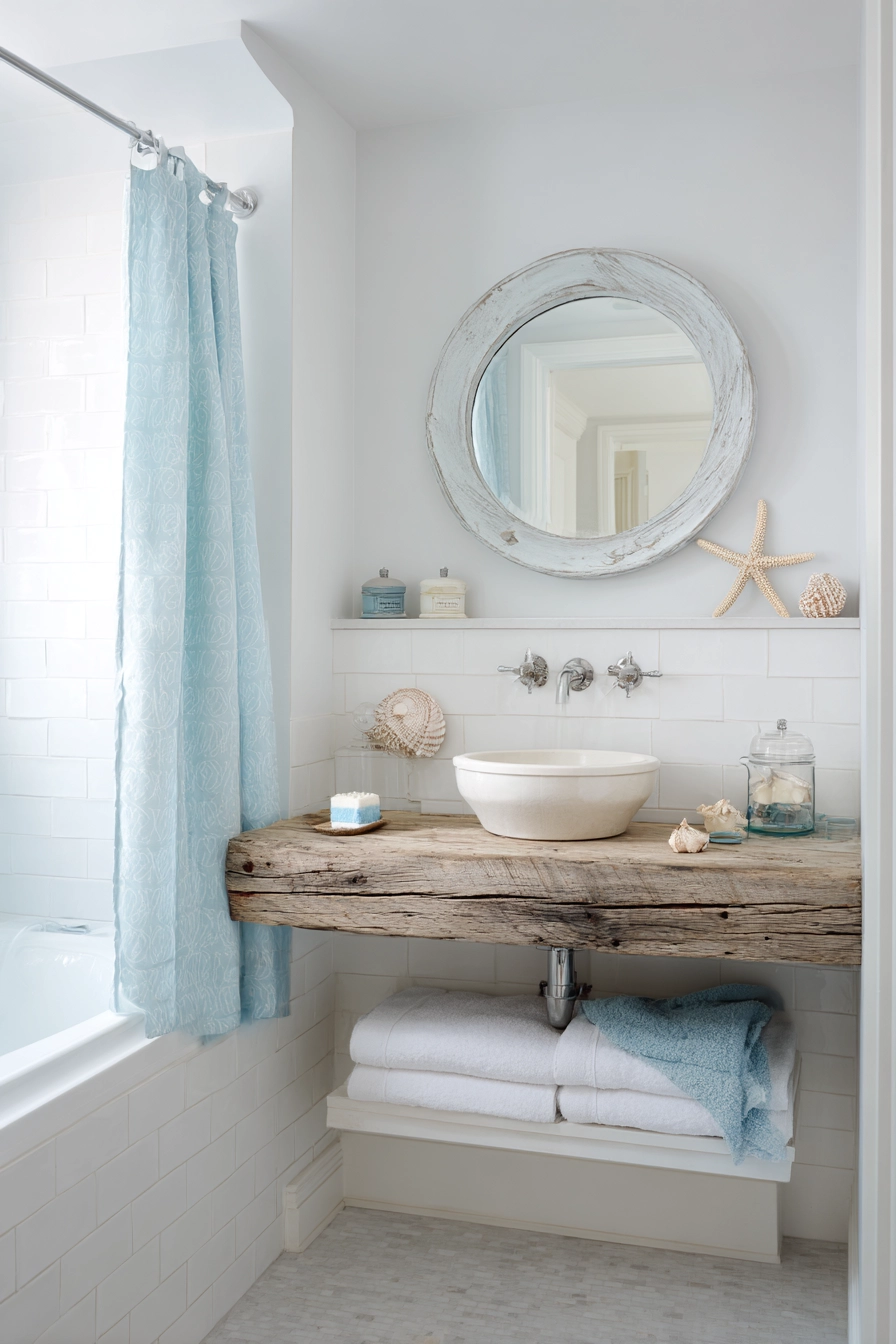 Coastal bathroom ideas 14
