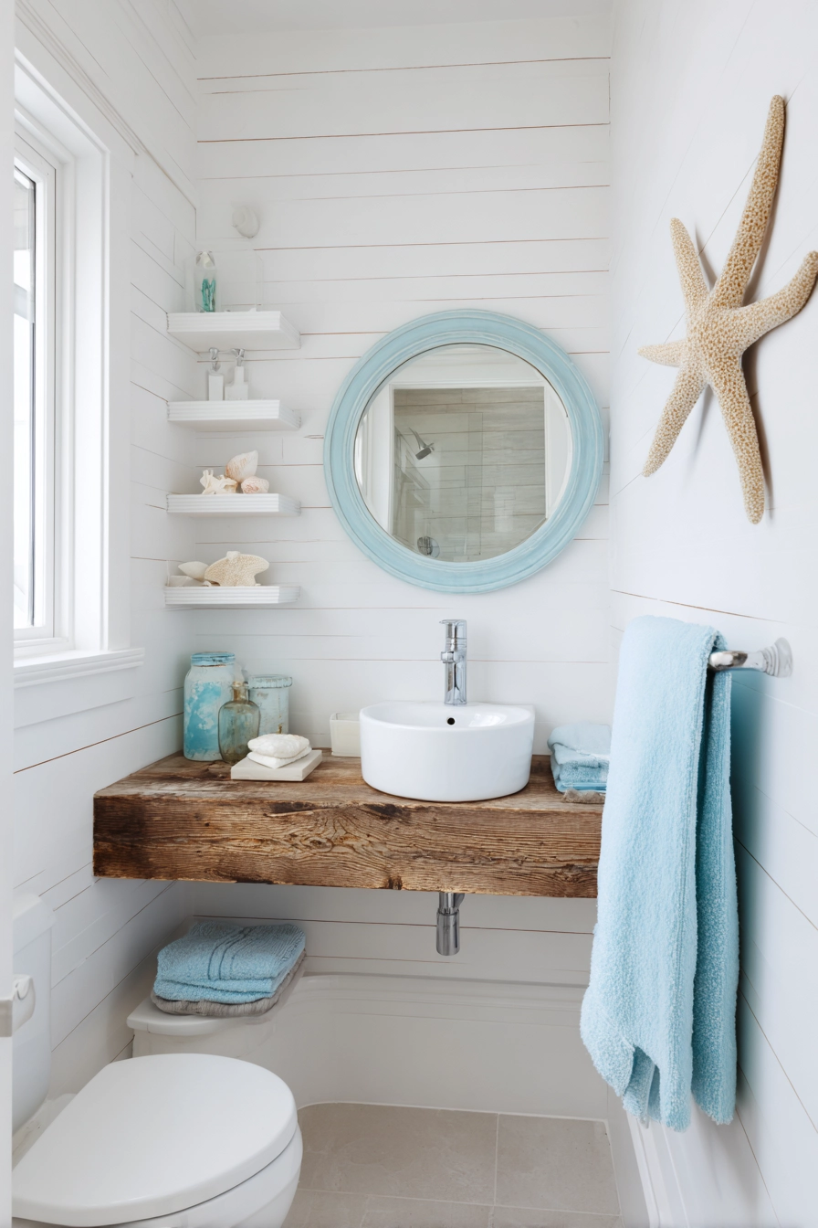Coastal bathroom ideas 15