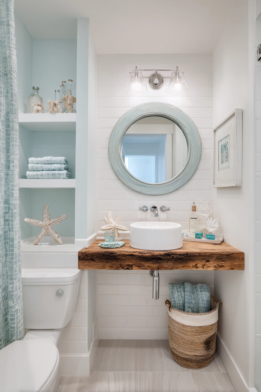 Coastal bathroom ideas 16