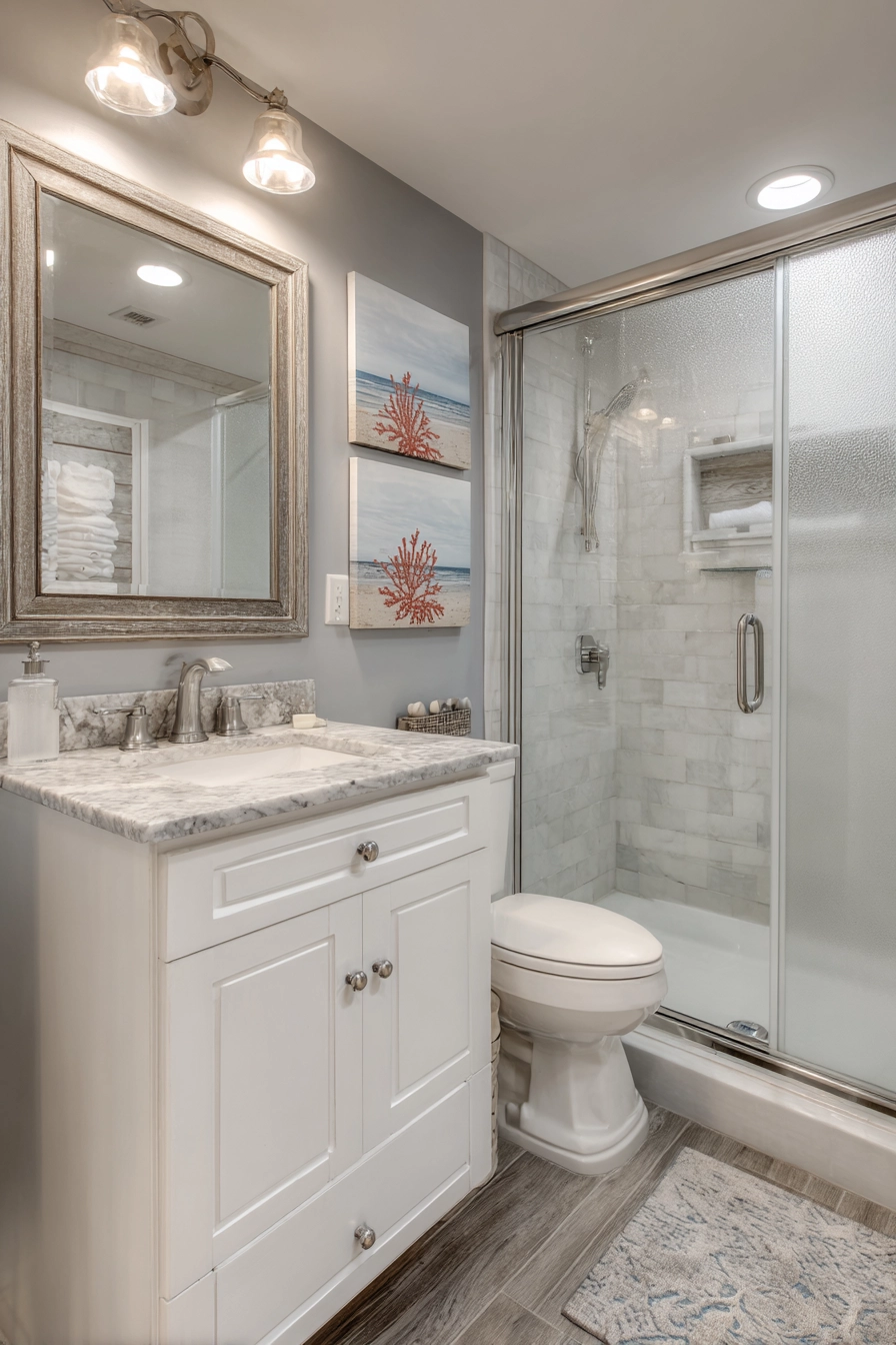Coastal bathroom ideas 30
