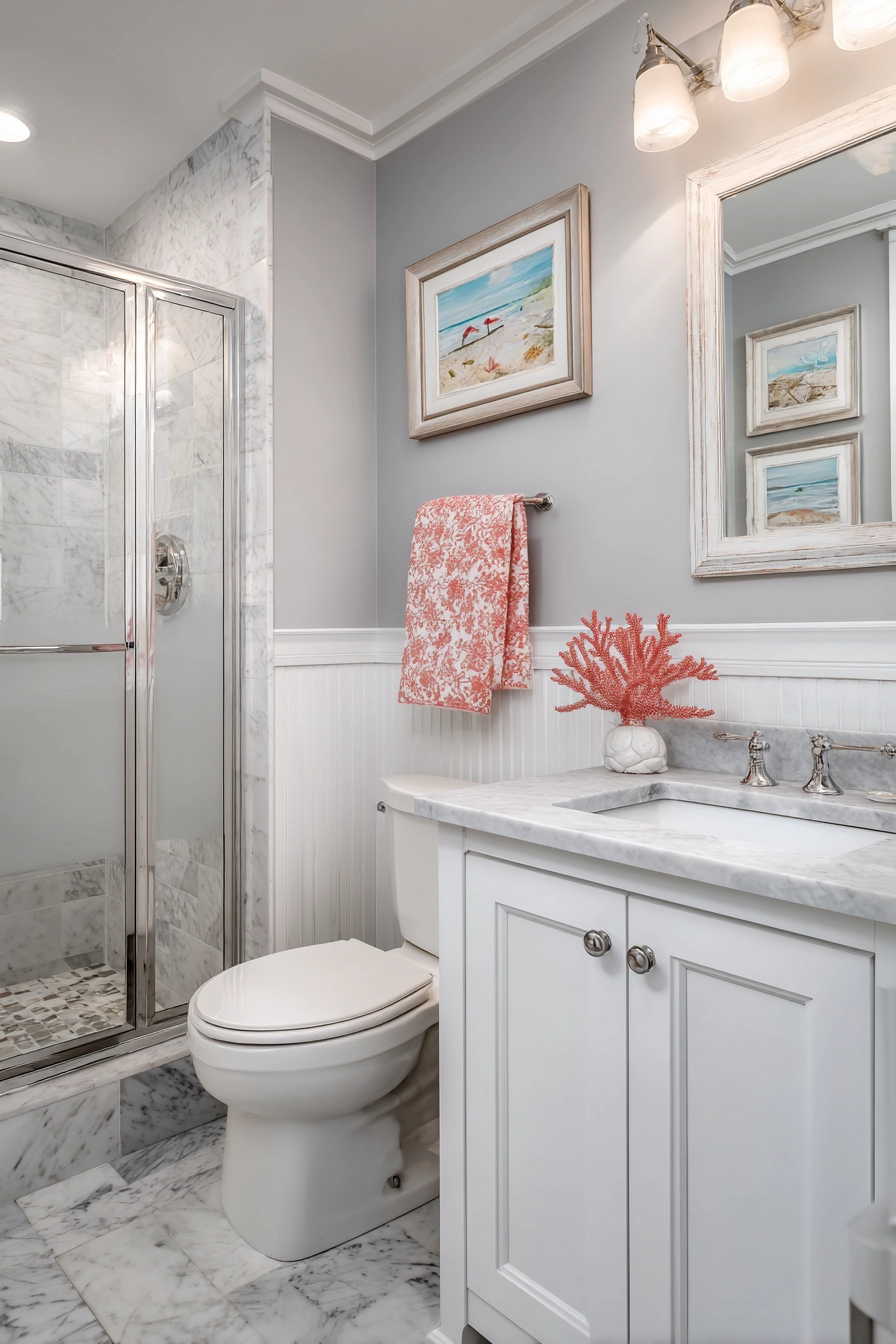 Coastal bathroom ideas 31