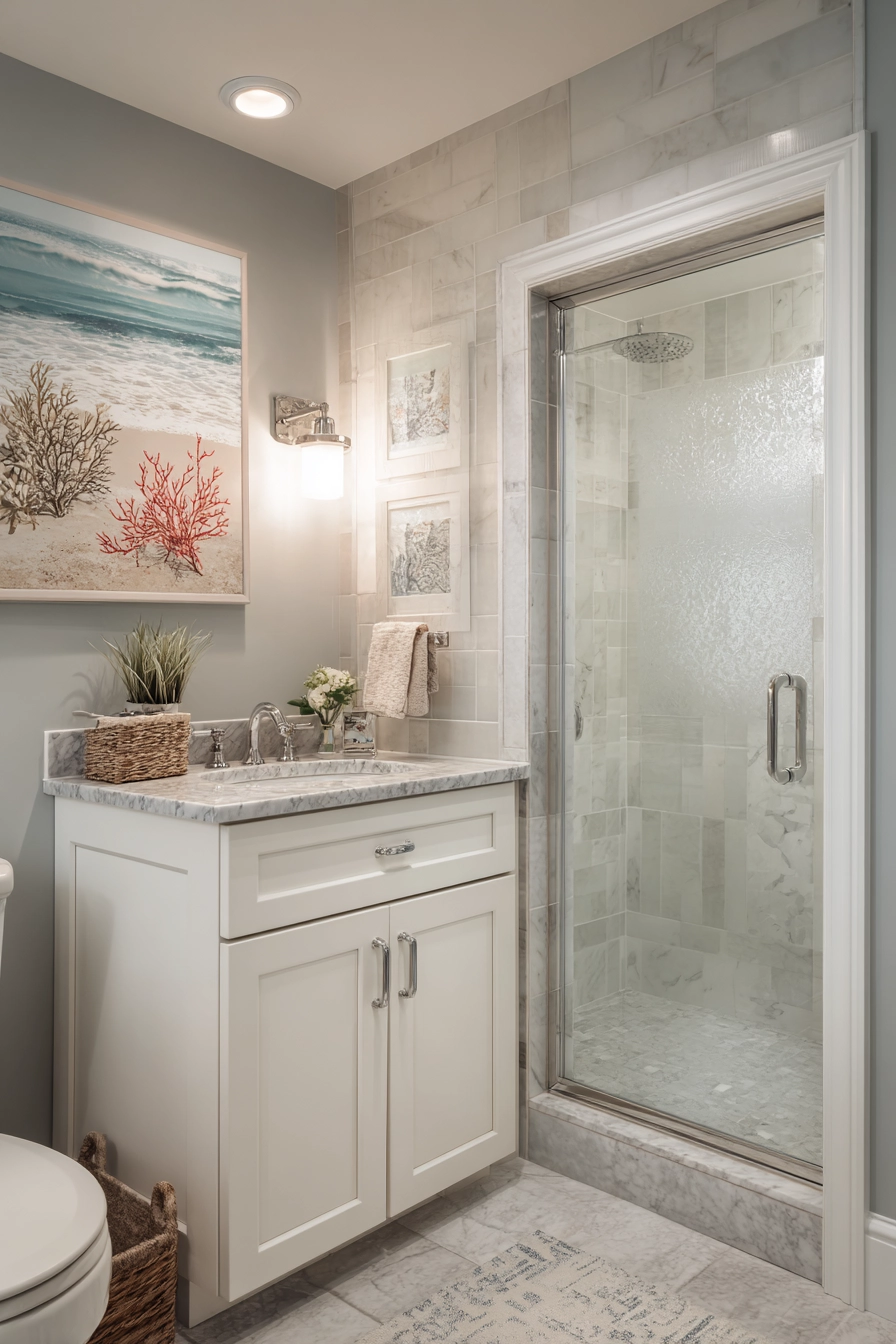 Coastal bathroom ideas 32