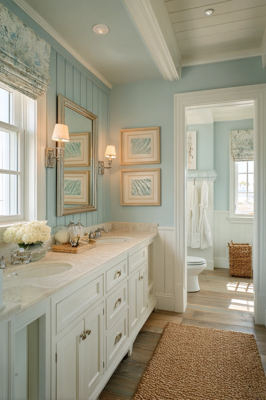 Coastal bathroom ideas 35