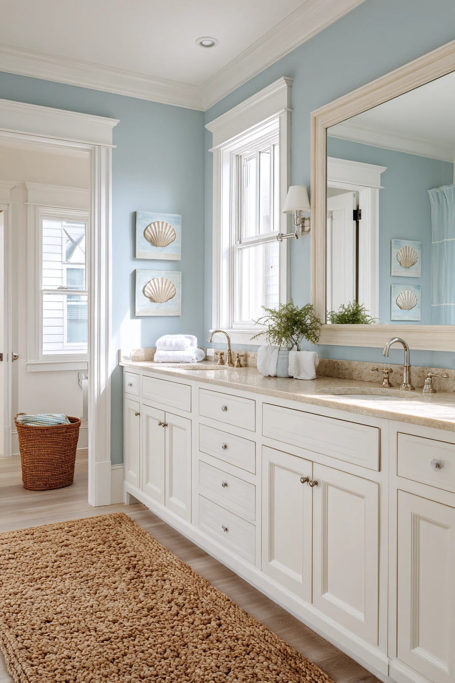 Coastal bathroom ideas 36