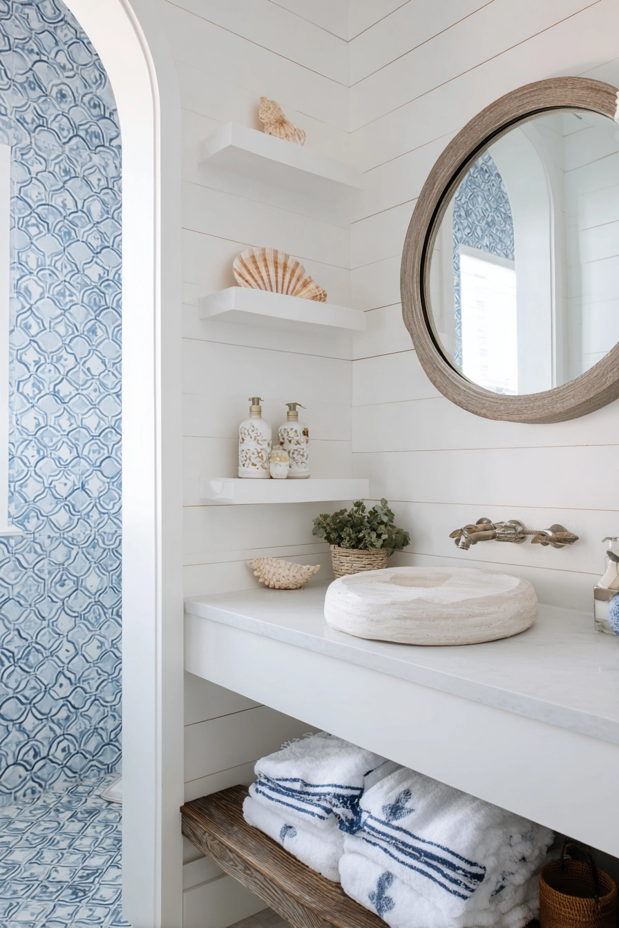 Coastal bathroom ideas 38