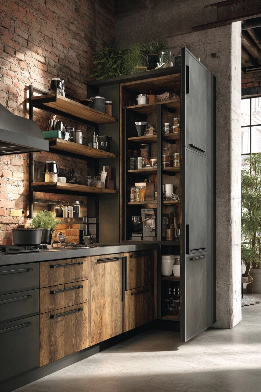 Corner kitchen cabinet ideas 18