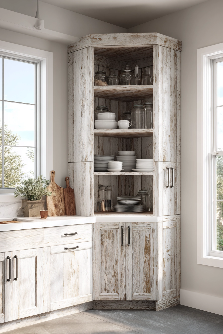 Corner kitchen cabinet ideas 2