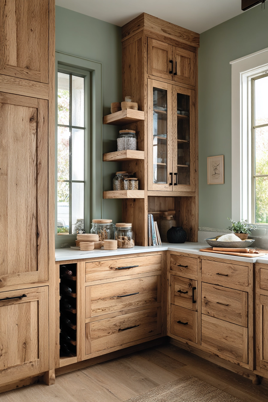 Corner kitchen cabinet ideas 22