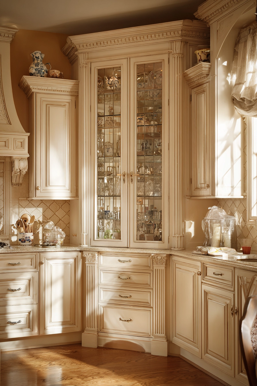 Corner kitchen cabinet ideas 35