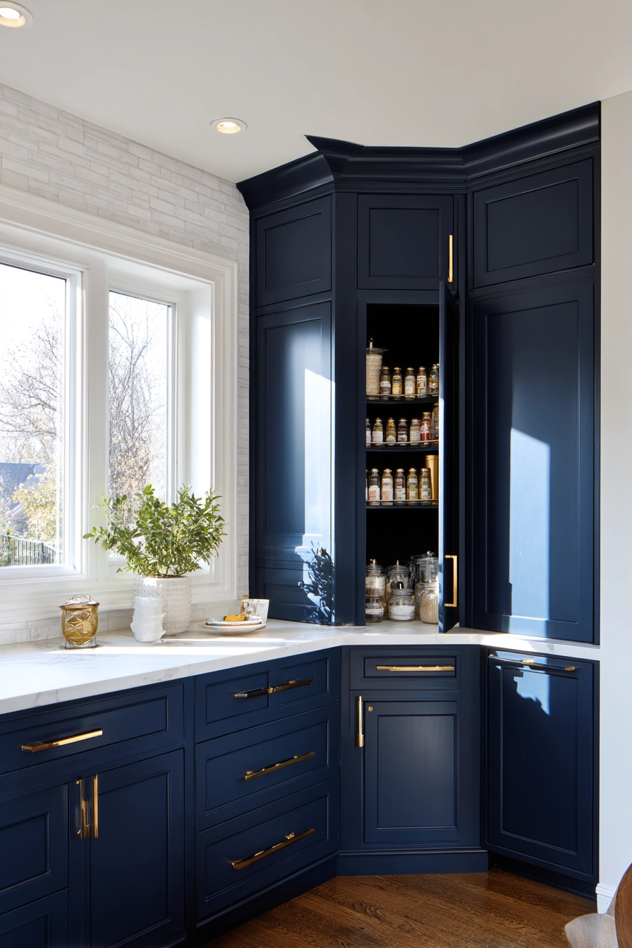 Corner kitchen cabinet ideas 39
