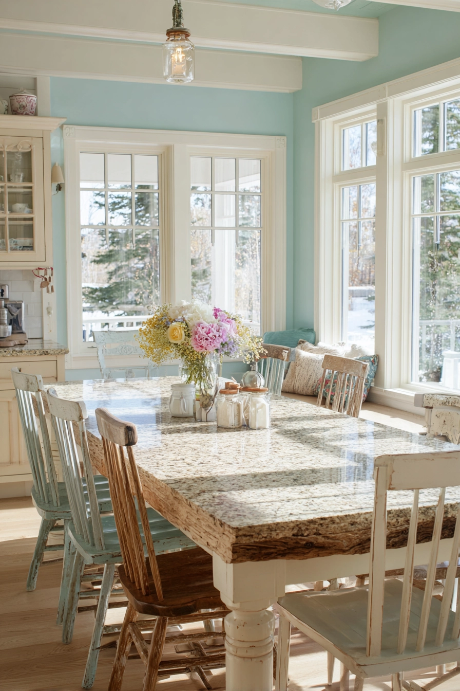 Granite dining table 10