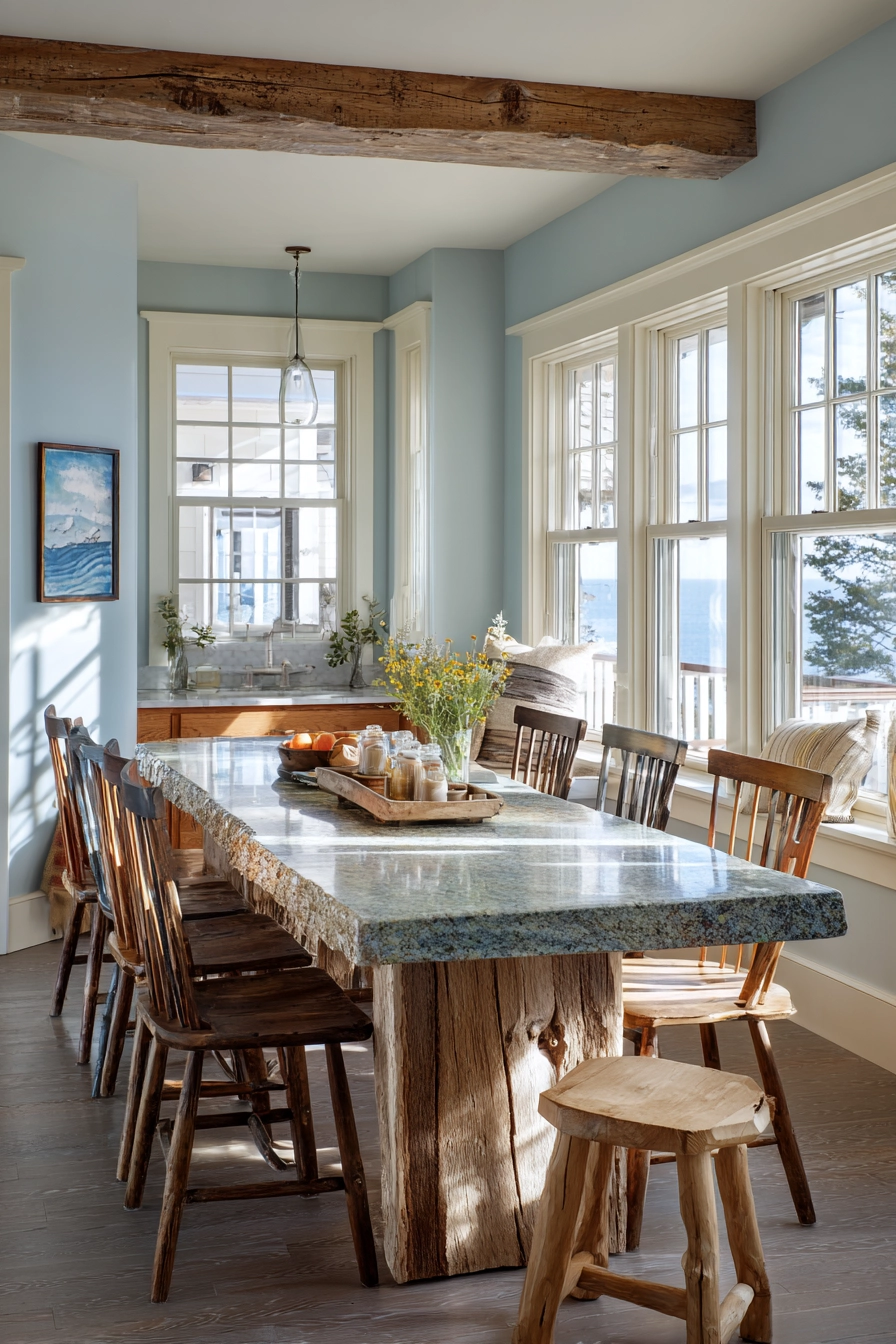 Granite dining table 12